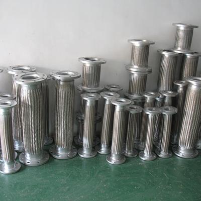 China Stainless Steel Size DN12~DN400 Connecting Spike Exhaust Bellows Flex Pipe for sale