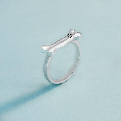 China Simplicity Environmental Friendly Personality For Women Pamper Cute Jewelry Sterling Silver Personalized Custom Logo Name Ring for sale