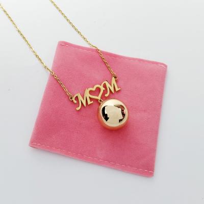 China Fashionable Pregnant Angle Mexico Visitors Gift Bola Pregnancy Mom Pregnancy Necklace for sale