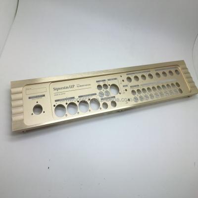 China Professional audio equipment used 320*100*25mm pure aluminum panel for power amplifier for sale