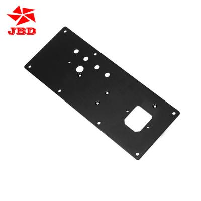 China Custom Laser Custom Aluminum Parts Anodized Black Finish Stainless Steel Machined Components for sale