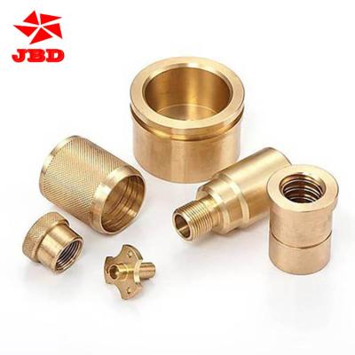 China High Precision CNC Aluminum Knuckle Customized Turning Milling Brass Pipe Fitting for sale