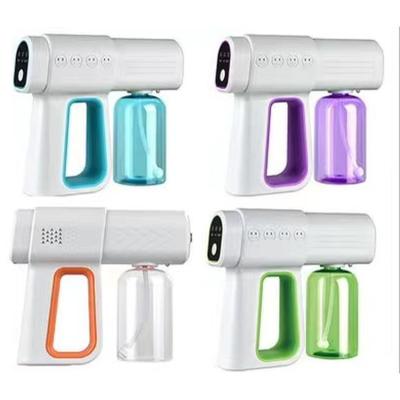 China Wireless Handheld Automatic Mist Sprayer Handheld Auto Sprayer Fog Sterilization Gun Homeuse Washing Nano Fogging Spray Gun for sale