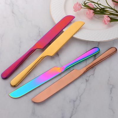 China Sustainable Professional Baking Tools Stainless Steel Bread Cutter Knife Cake Serrated Knife for sale