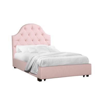 China Sample Design Bed Sex Furniture Tufted Headboard Bed With Storage Place In Bedroom for sale