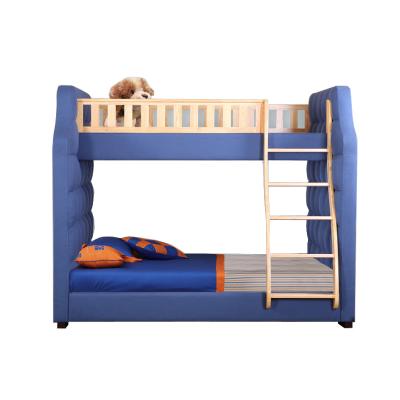 China Modern Wooden Bunk Bed Children MDF Single Wooden Bunk Bed For Kids Bed Room Furniture for sale