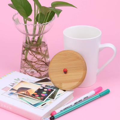 China Europe Size High Quality Custom Wooden Coasters Wooden Lids For Candle Jars Bottles for sale