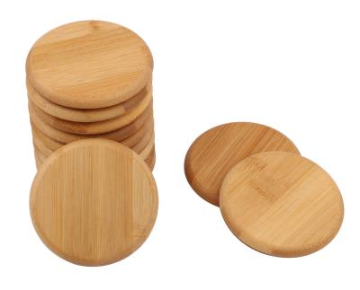 China Wholesale Wooden Decorative Bamboo Glass Drinks Cover Cup Europe Coffee Cup Lid for sale