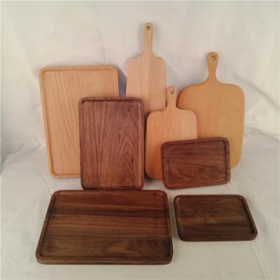 China Wholesale Color Wooden Walnut Food Tray Cheese Board Natural Wood Cutting Boards for sale