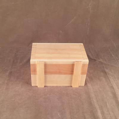 China Aseptic wooden box with sliding lid for sale