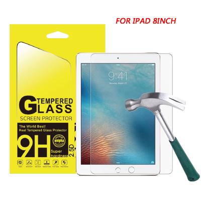 China Anti-fingerprint for iPad screen protector for iPad mini 8 inch tempered glass screen protector 2.5D anti-shatter film for sale