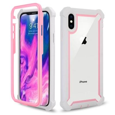 China 3 in 1 iPhone 11 Pro X Max Xr Xs Max Shockproof Hybrid Phone Case Armor Back Case For Samsung Note 8 9 S10 S10 Plus Phone for sale