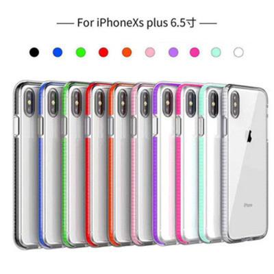 China Dual Color Hybrid Armor For iPhone13 12 11 pro X Max Xr Xs 6s Max 7 8 Case TPU Clear Two Tone Soft Shockproof Phone Case for sale