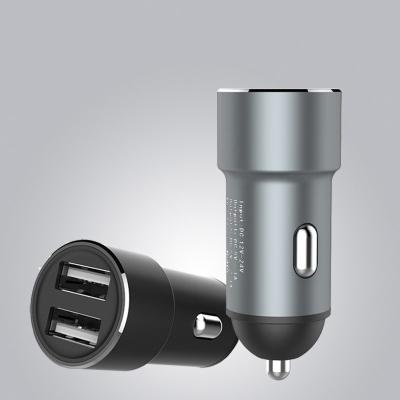 China Palladium High Power Dual USB Port Multiple USB Port Security Certification Car Charger Fast Shipping Car Charger for sale