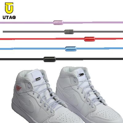 China New Fashion Eco-friendly Utag Lazy No Tie Capsule Laces Metal Pill Style Button Lace For Adult And Kid for sale