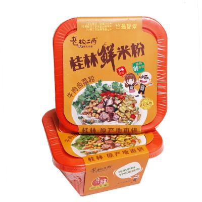 China Gluten Free Lunch Box Self Heating For Meal Noodles Flesh Packaging Hotpot Rice Noodle for sale