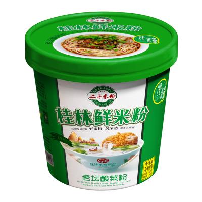 China Certification Gluten Free Rice Noodle Cup Packaging Pure Fresh Hot And Sour Rice Noodle Udon Noodles for sale