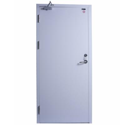 China Modern European List EN1634, BS476 List 2hours Fire Rated Hollow Metal Fire Proof Door for sale