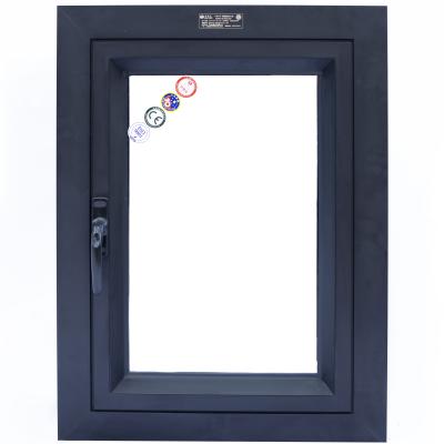 China Folding Screen 90 Minutes Zinc-magnesium Alloy Thermal Break Fire Rated Waterproof Casement Glass Windows for sale