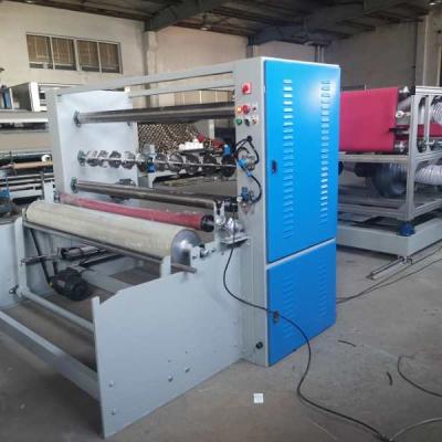 China Hotels Melting Spray Fabric Receiving, Cutting And Rewinding Machine for sale