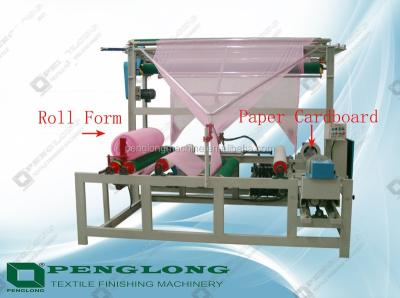 China knitting fabric double pleat and plaiter machines/woven textile wedging machine for sale PL-G textile folding and winding machine for woven fabric for sale