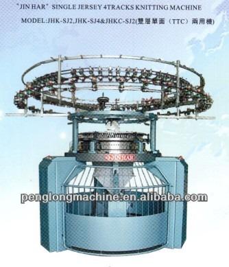 China Sigle Jerey 4 Flat Track Knitting Machine for sale