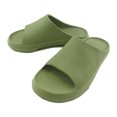 China Cushioning Green Solar-8 Sandals Slippers Women Slip On Open Toe Indoor Home Shoes Ladies Slider Slippers for sale