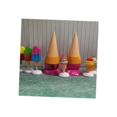 China Ice cream sculptures from Europe sold in fiberglass resin abstract sculpture at a good price for sale