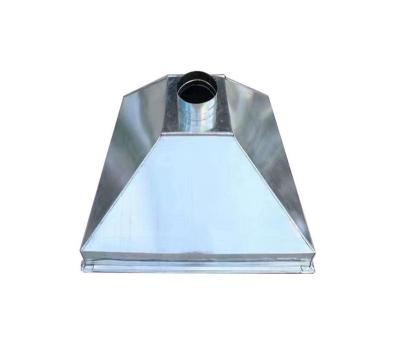 China Contemporary Factory Price Commercial 201/304 Stainless Steel Smoking Hood Exhaust Gas Collection Cover for sale