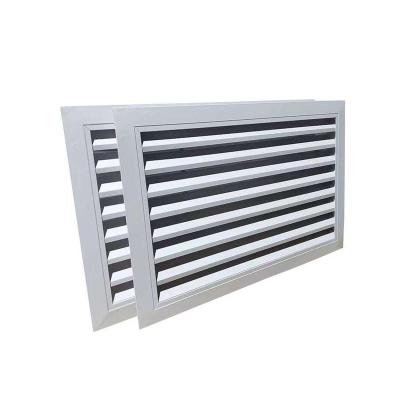 China Contemporary Factory Hot Sales Custom Aluminum Alloy Louvers Rain-Proof Louvers For Ventilation for sale