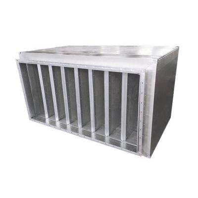 China Industrial style Good Quality Custom Square Muffler Static Pressure Box Stainless Steel Static Pressure Box for sale