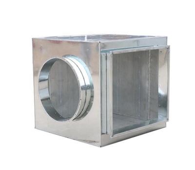 China Industrial style China Wholesale Custom 201/304 Stainless Steel Square Static Pressure Box for sale