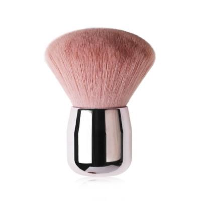 China Sialia Professional Short Handle Spot Brush Makeup Facial Powder Blush Brush Cap Brush KABUKI Metal Base Mushroom Brush for sale