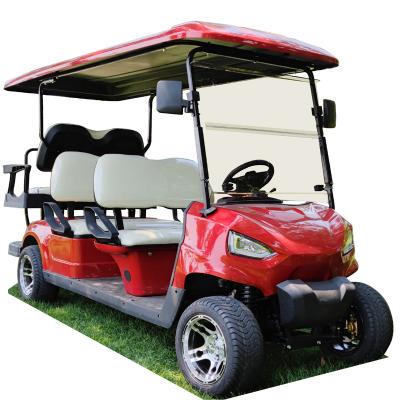 China 4 Wheel Classic 6 Seater Electric Golf Cart Shuttle For Sale 23*10.5-12 for sale