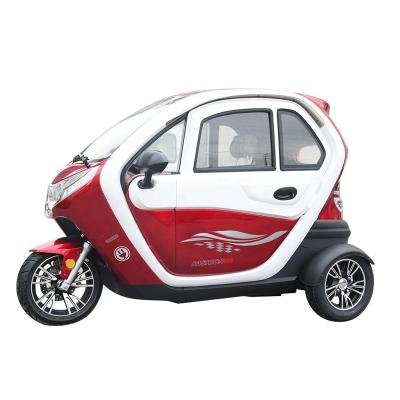 China Passenger EEC COC 60V/72V 1500 Watts Enclosed Cabin Adult Electric Tricycle Mobility Scooter for sale