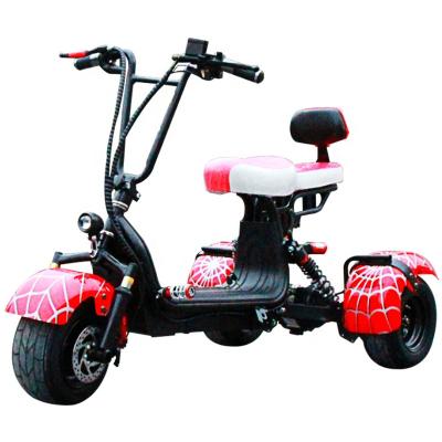 China Mini Passenger 3 Wheeler Fat Tire Size Wide Tire Electric Scooter for sale