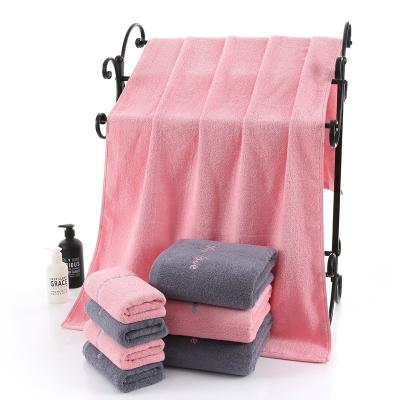 China Factory Wholesale Disposable Family Life Couples Bath Towel Cotton Is Absorbent And Softly Thicken Bath Towel for sale