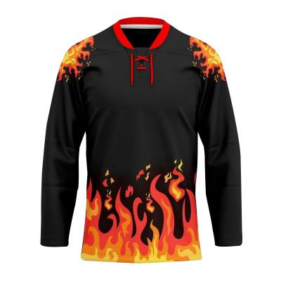 China Shirts & New Sublimation Ice Hockey Uniform Tops Custom Ice Hockey Tank Top Uniform for sale