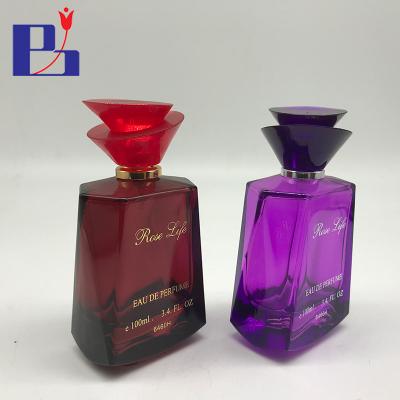 China High Quality Personal Care Rectangle 100ml Glass Sprayer Perfume Bottle, Perfume Bottle Manufacturer for sale