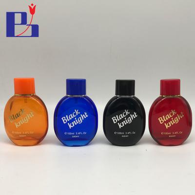 China Personal care junfeng 100ml design your own crimp neck glass perfume bottle for sale