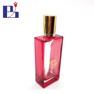 China Personal Care Junfeng 50ml Big Stock Perfume Glass Bottle Rectangular Empty Samples for sale