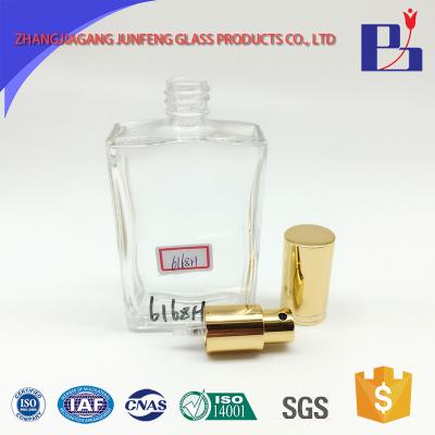 China Personal Care Junfeng 100ml Reasonable Price Factory Supply Glass Perfume Bottle Design for sale