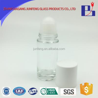 China Custom Personal Care Junfeng 50ml Glass Perfume Oil Roll On Bottles for sale