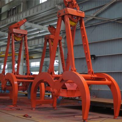 China energy & Nice Quality Double Scoop Bucket Mechanical Grab Log Mining Wood Hoist Grapple Te koop