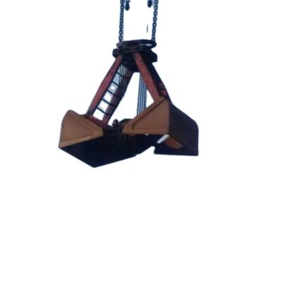 China energy & Mining Tsg 20 Ton Coal Port Loading 2 Rope Double Mechanical Scoop Shell Grab for sale