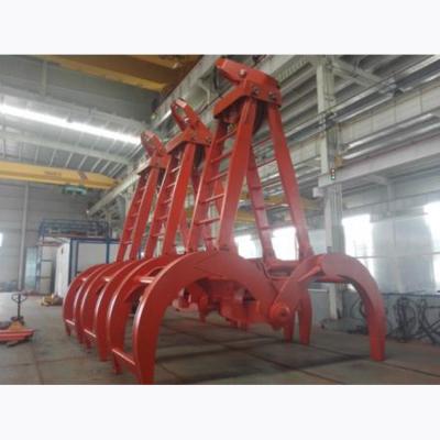 China FSG 4ropes Left Mechanical Timber Timber Forestry Timber Grab Grapple Claw Bucket Log Grab Te koop