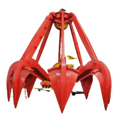 China Hot Selling Heavy Duty Mechanical Rope Orange Peel Port Grab For Crane for sale