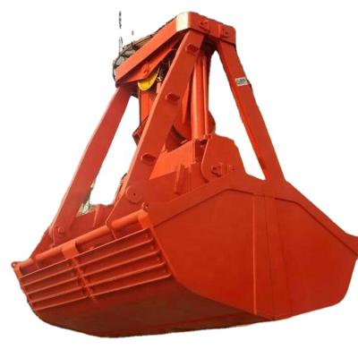 Chine RCSG 25t 12m3 Boat Crane Bulk Cargo Wireless Remote Control Clamshell Scoop Grab à vendre