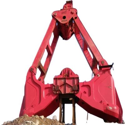 China Dual Clamshell FSWG Mechanical Loading Stone Cleaning Underwater Mech 4-String Dredging Grab Bucket for sale