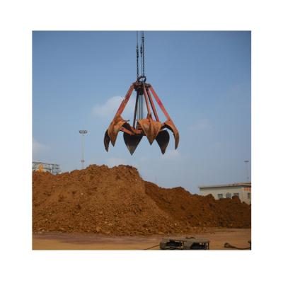 Cina Building Material Stores HSG 3.5m3 10 Tons Double Clamshell Hydraulic Scoop Orange Peel Grab For Ice Coal in vendita